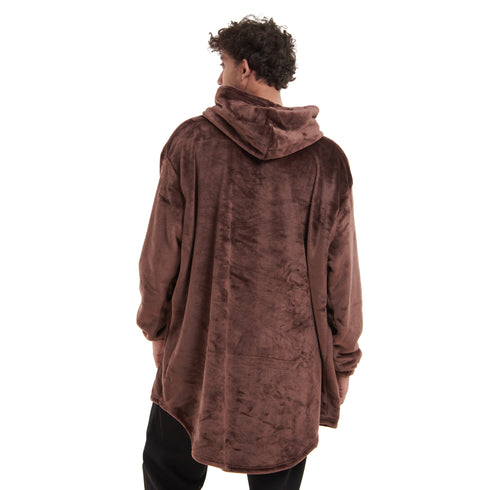 Snuggs Blanket Hoodie Brown